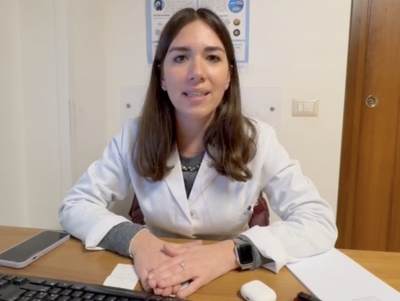 La dottoressa Claudia Azzaro, oculista dell&#039;ambulatorio dell&#039;Uici di Messina